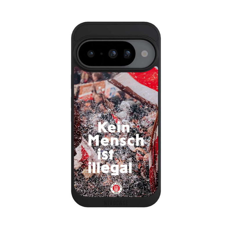 Pixel 10 NIVOpure FC St. Pauli Kein Mensch ist illegal