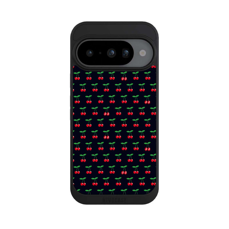 Pixel 10 NIVOpure Cerises Sur Fond Noir