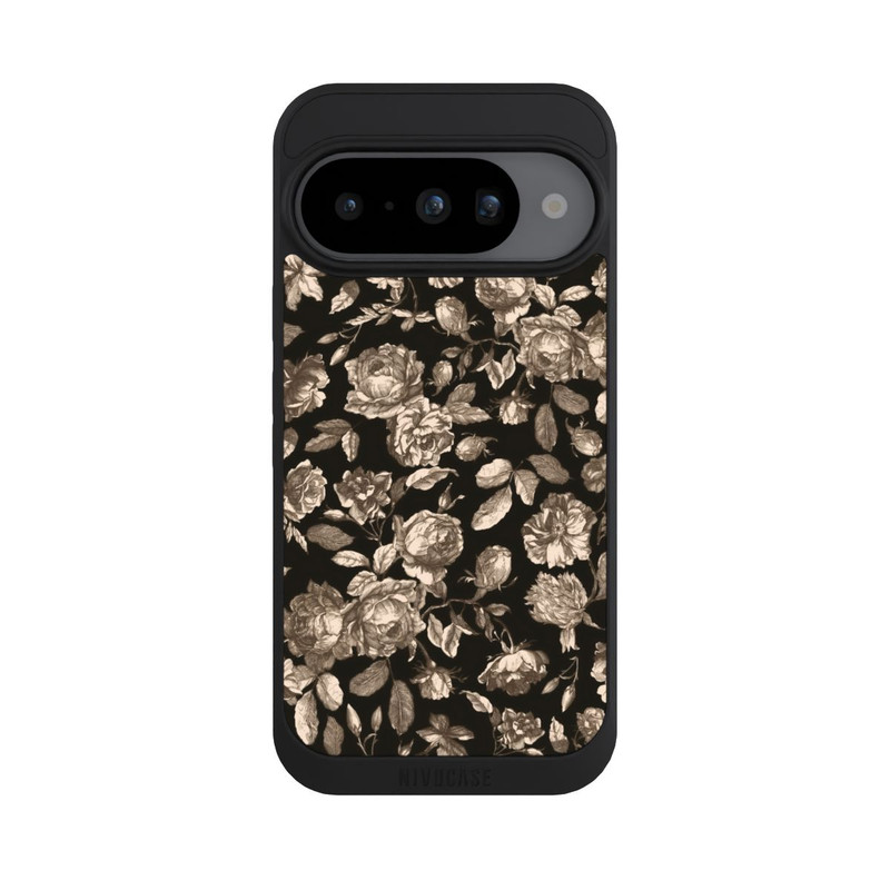 Pixel 10 NIVOpure Leinwand dunkle Blumen