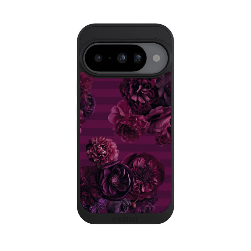 Pixel 10 NIVOpure Majestic Baroque Blossom Dream Burgundy Pink with AI