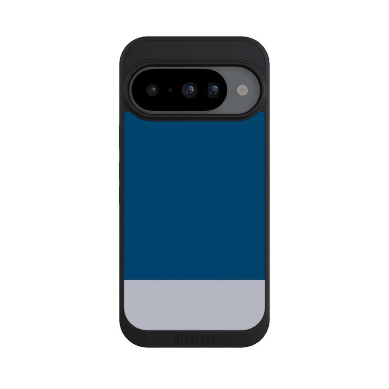 Pixel 10 NIVOpure Dunkelblau Grau Farbkombi
