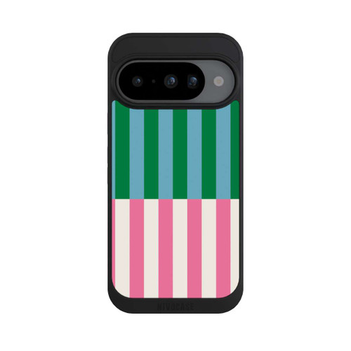 Google Pixel 10 NIVOpure Motif Rayé Vert Rose