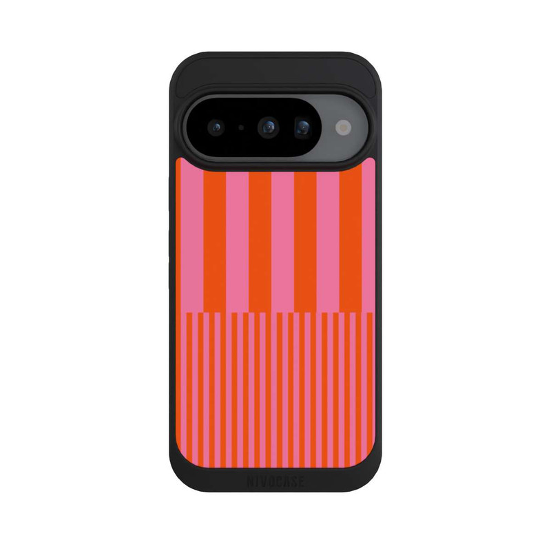 Pixel 10 NIVOpure Striped Pattern Pink Red
