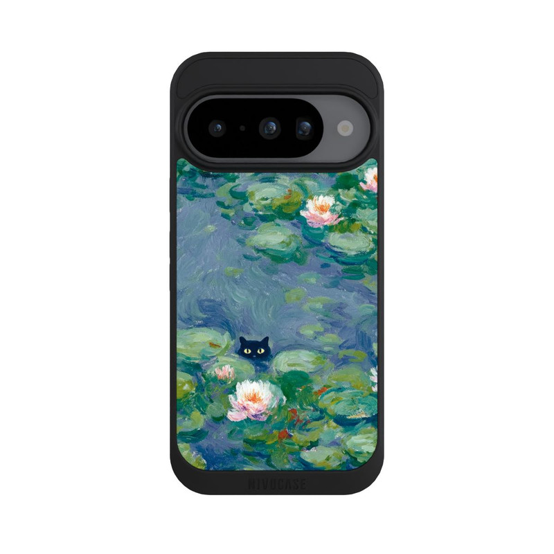 Pixel 10 NIVOpure Chat dans l'Étang Monet Peinture