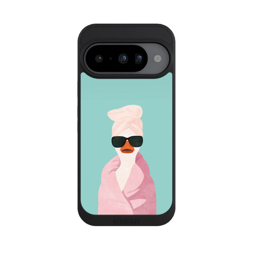 Google Pixel 10 NIVOpure Ente Türkis Sonnenbrille Turban mit KI erstellt
