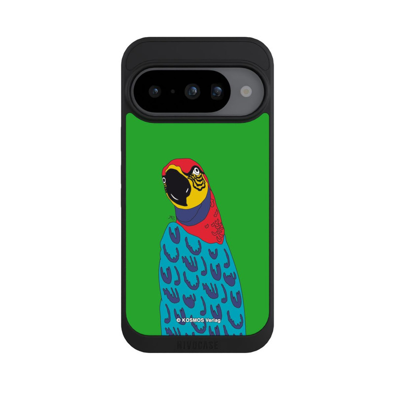Pixel 10 NIVOpure Drei Fragezeichen und der Super-Papagei