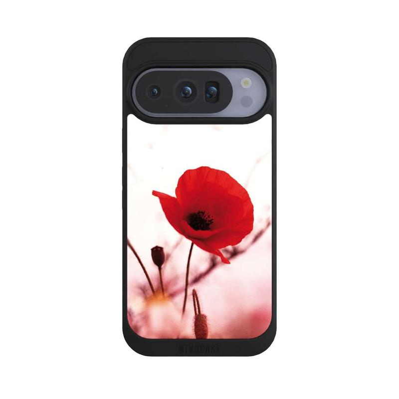 Pixel 10 Pro NIVOpure Rote Mohnblumen