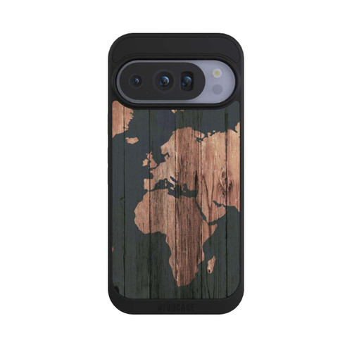 Google Pixel 10 Pro NIVOpure Wooden World Map