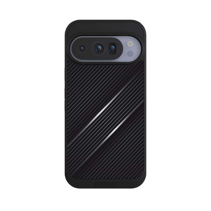 Pixel 10 Pro NIVOpure Lignes Aspect Fibre de Carbone