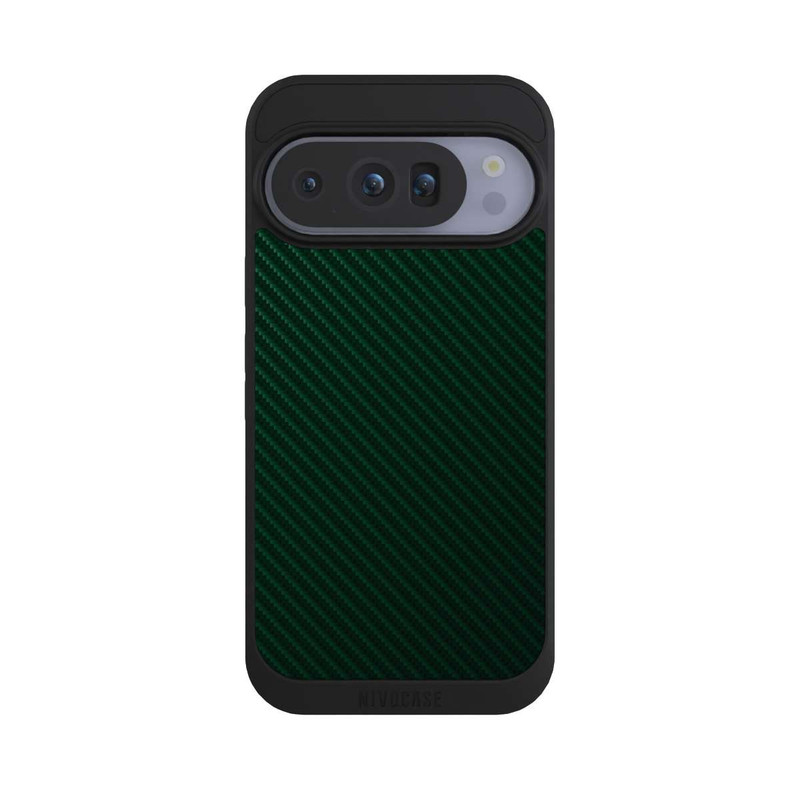 Pixel 10 Pro NIVOpure British Racing Green Carbon