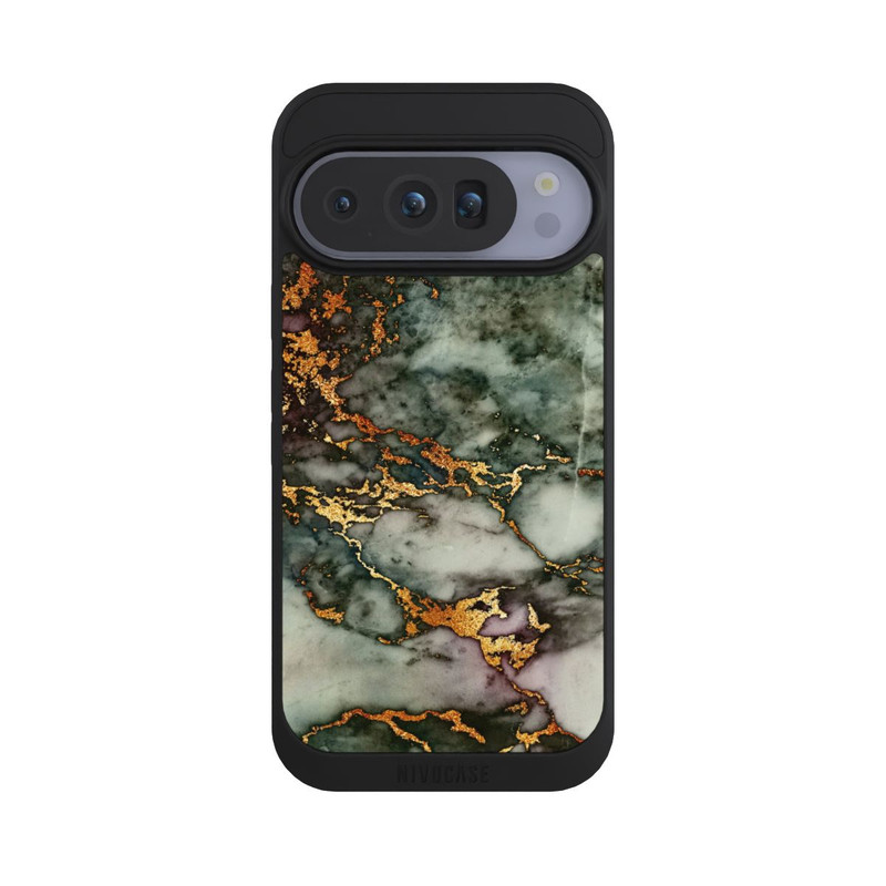 Pixel 10 Pro NIVOpure Grey and Golden Marble Look