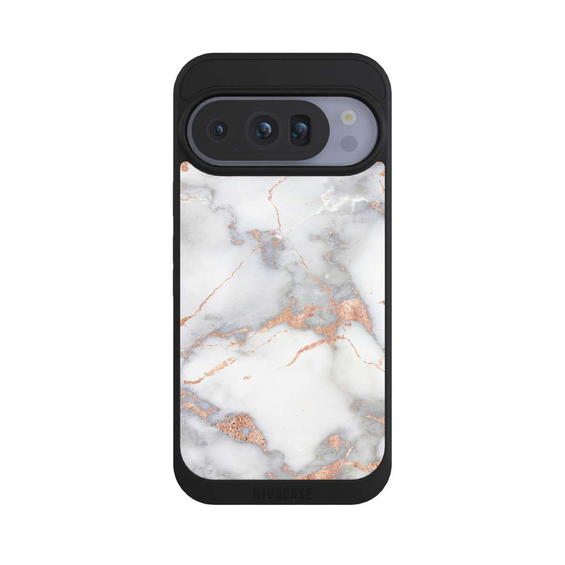 Pixel 10 Pro NIVOpure Marbre Blanc et Doré