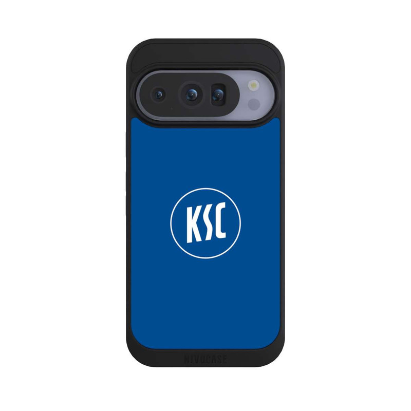 Pixel 10 Pro NIVOpure KSC Logo auf Blau