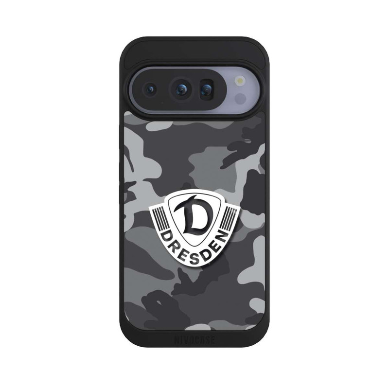 Pixel 10 Pro NIVOpure Dresden Camouflage Grau - Dynamo Dresden
