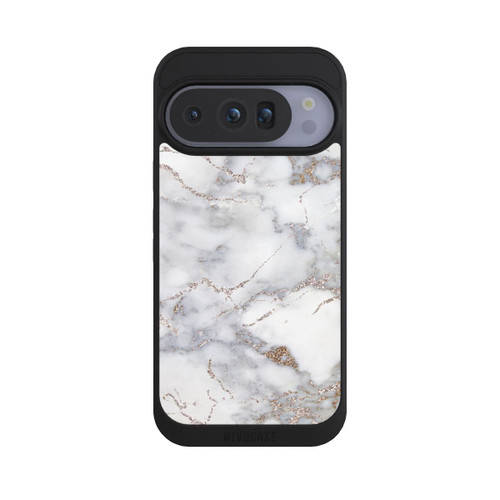 Google Pixel 10 Pro NIVOpure Silver Glitter Marble Look