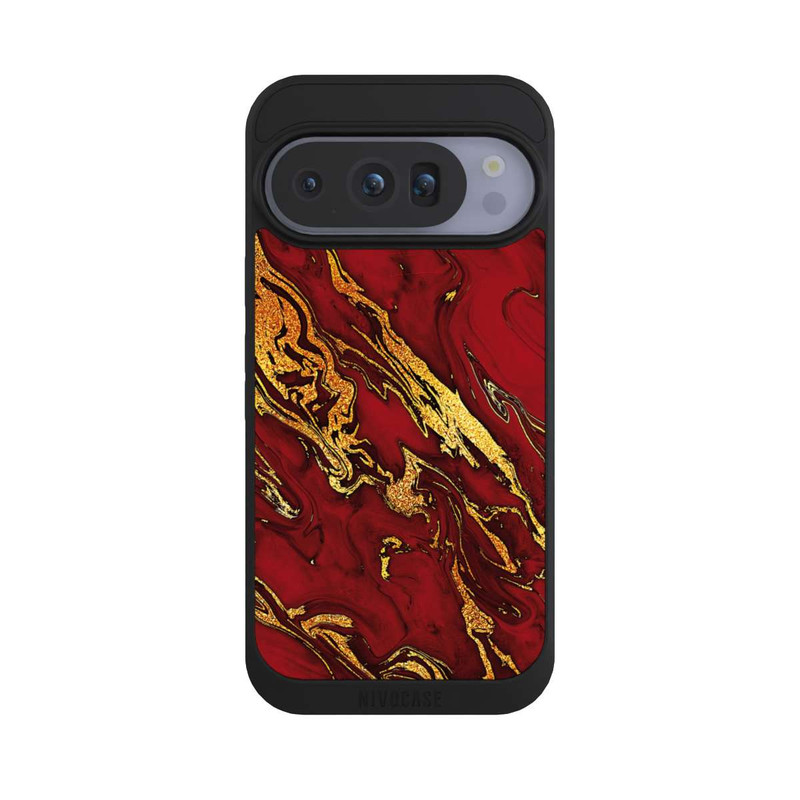 Pixel 10 Pro NIVOpure Rot Gold Marmorlook