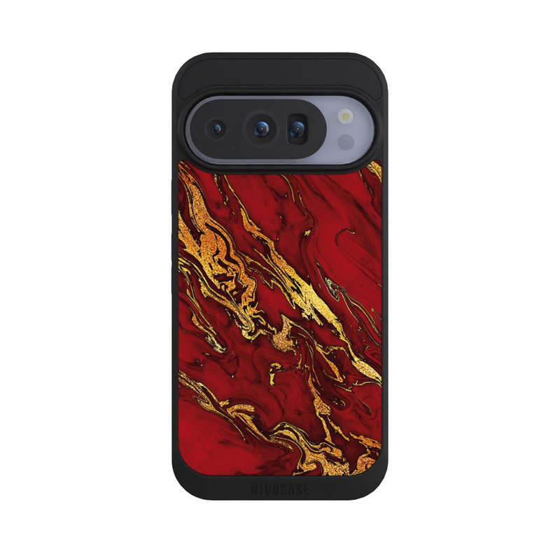 Pixel 10 Pro NIVOpure Rot Gold Marmorlook