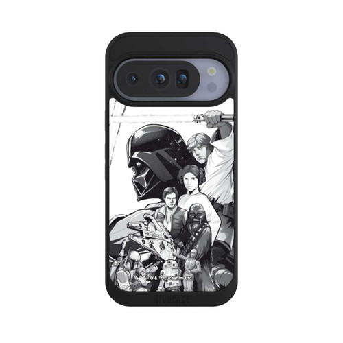 Google Pixel 10 Pro NIVOpure StarWars Charaktere - Schwarz-Weiß