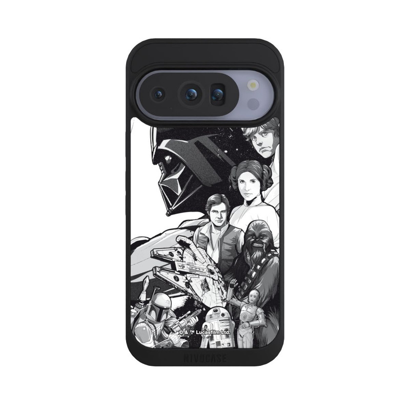 Pixel 10 Pro NIVOpure StarWars Charaktere - Schwarz-Weiß
