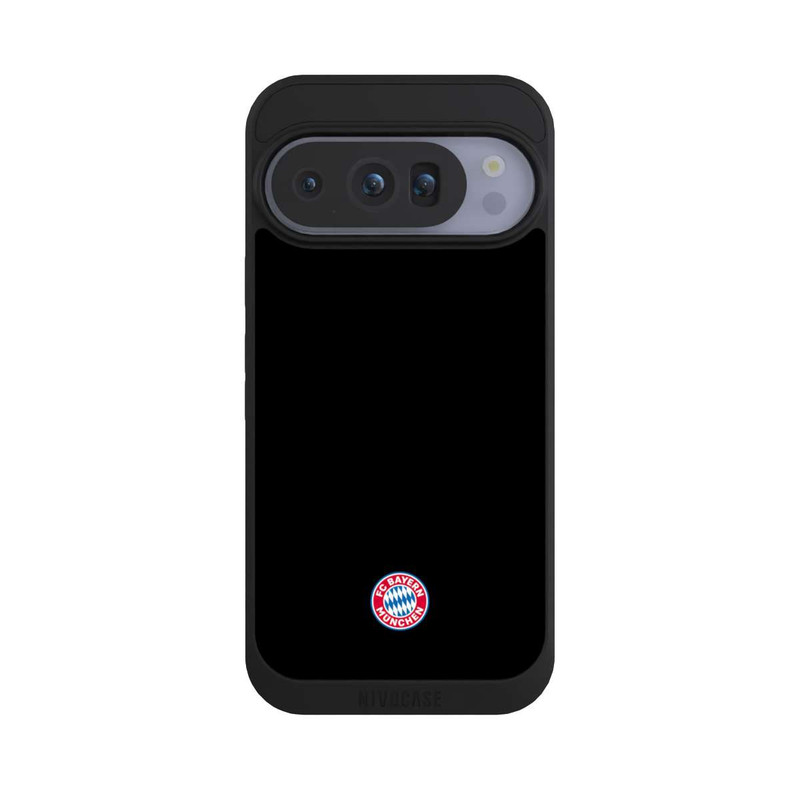 Pixel 10 Pro NIVOpure Logo FCB Classique Petit - Coloré sur Fond Noir