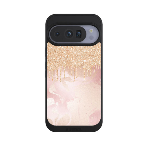 Google Pixel 10 Pro NIVOpure  Roségoldener Glitzer Tropfen Look