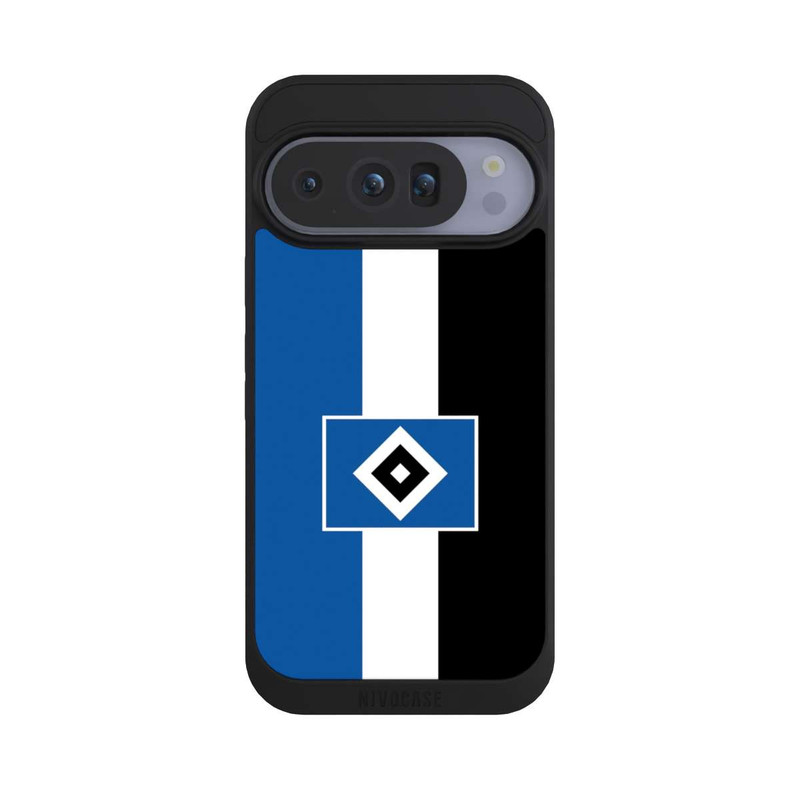 Pixel 10 Pro NIVOpure HSV rayures - bleu-blanc-noir