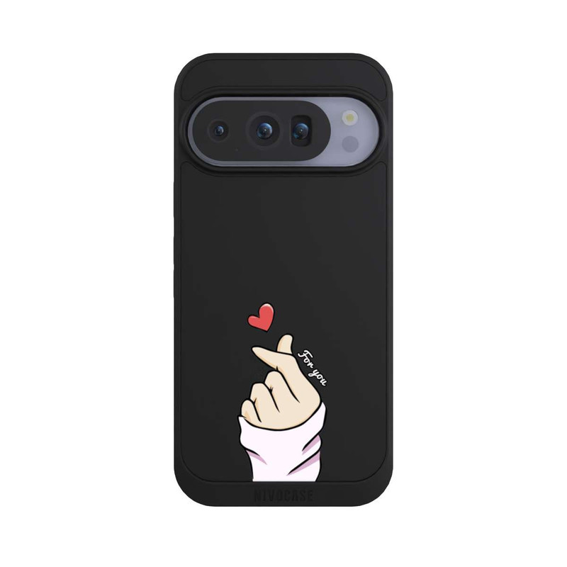 Pixel 10 Pro NIVOpure Finger Hearts ohne Hintergrund