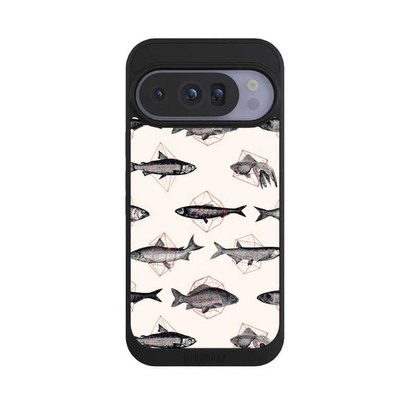 Pixel 10 Pro NIVOpure Fische in Geometrie