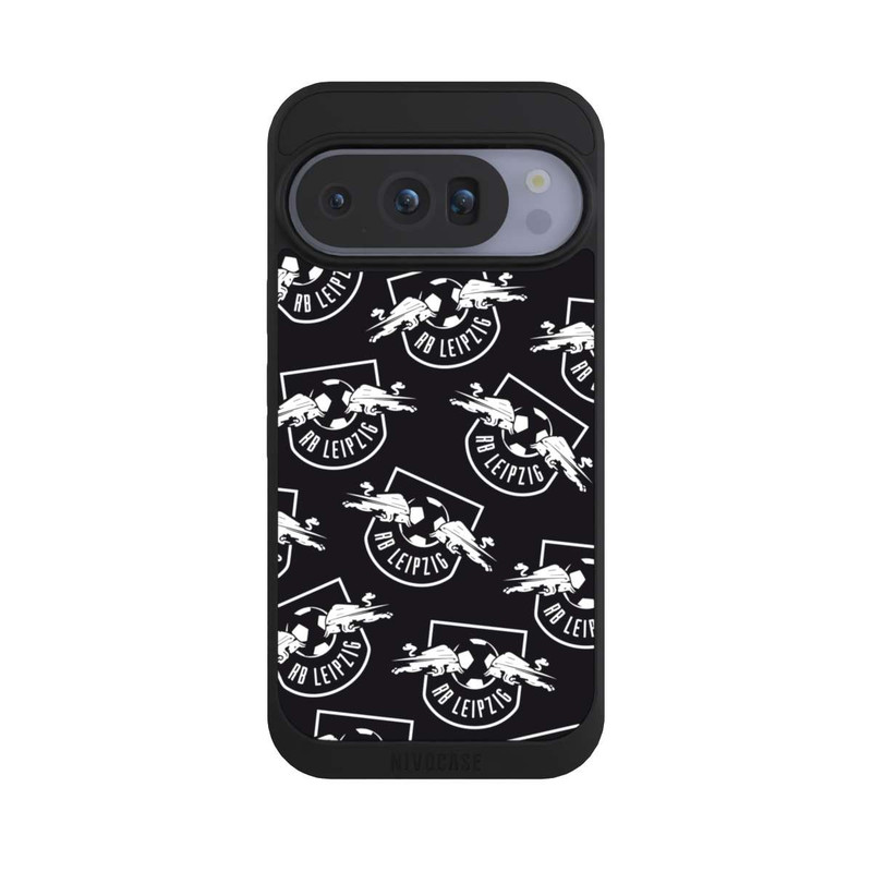 Pixel 10 Pro NIVOpure Logos RB Leipzig Weiß auf Schwarz