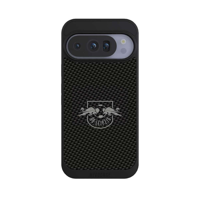 Pixel 10 Pro NIVOpure Graues RB Leipzig Logo auf Carbonoptik