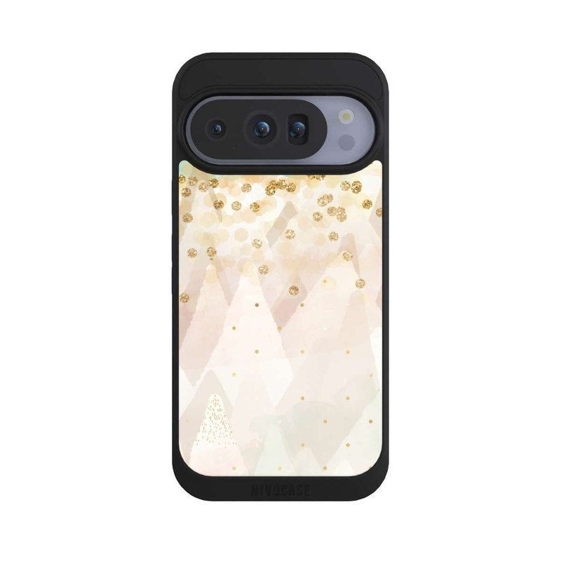 Pixel 10 Pro NIVOpure Goldglitzer Schneelook