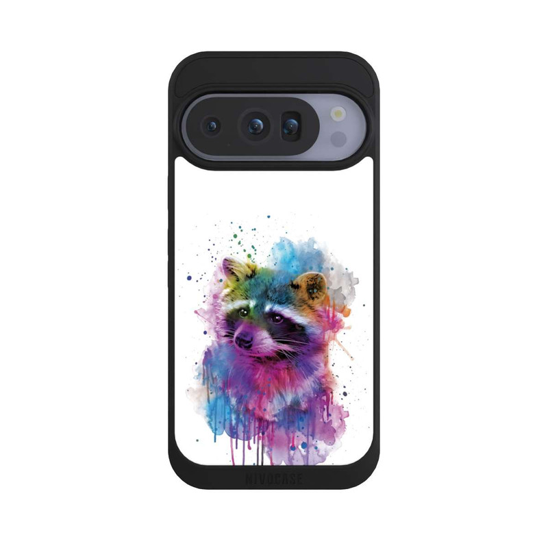 Pixel 10 Pro NIVOpure Glücklicher Waschbär