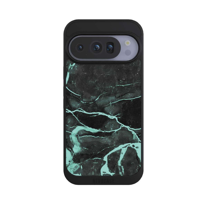 Pixel 10 Pro NIVOpure Grauer und blauer Marmor