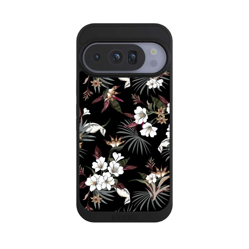 Pixel 10 Pro NIVOpure Flowers Black