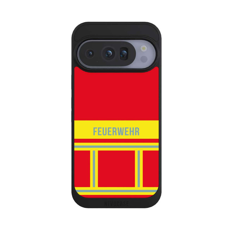 Pixel 10 Pro NIVOpure Rote Feuerwehr Jacke