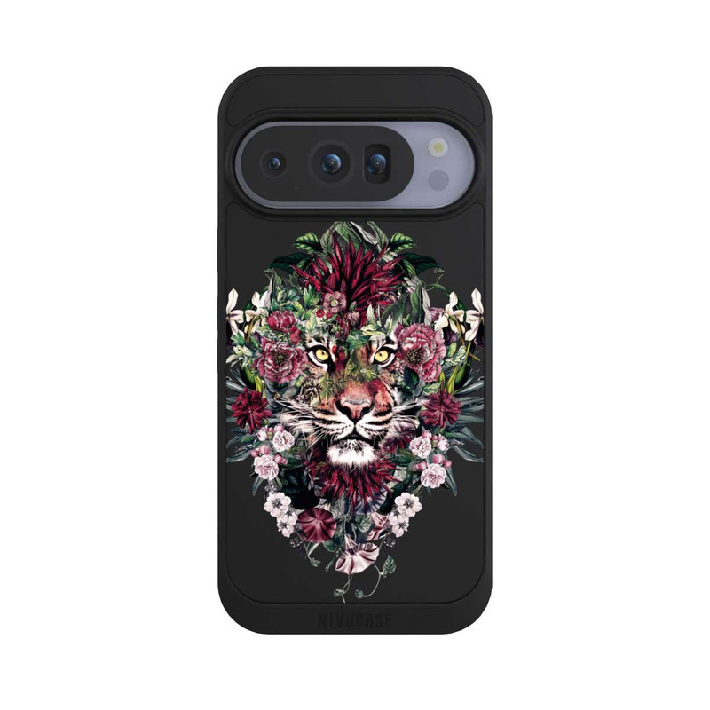 Pixel 10 Pro NIVOpure Tigre floral sans fond