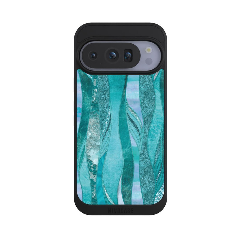 Pixel 10 Pro NIVOpure Blue Glamour Glitter Look