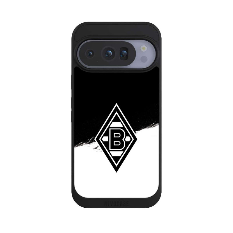 Pixel 10 Pro NIVOpure Borussia Scratch Schwarz-Weiss