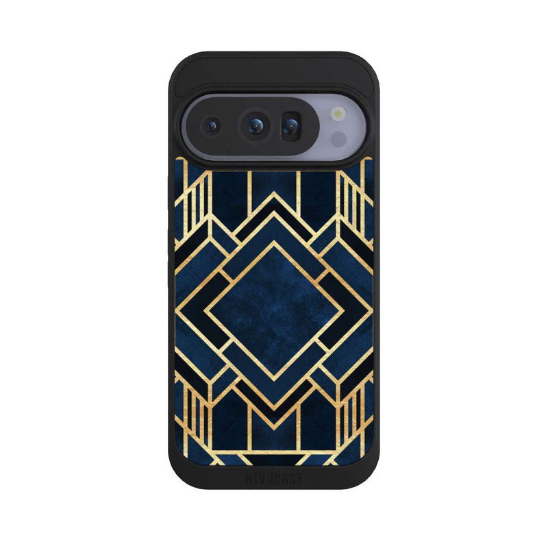 Pixel 10 Pro NIVOpure Kunst Deko Blau Golddruck