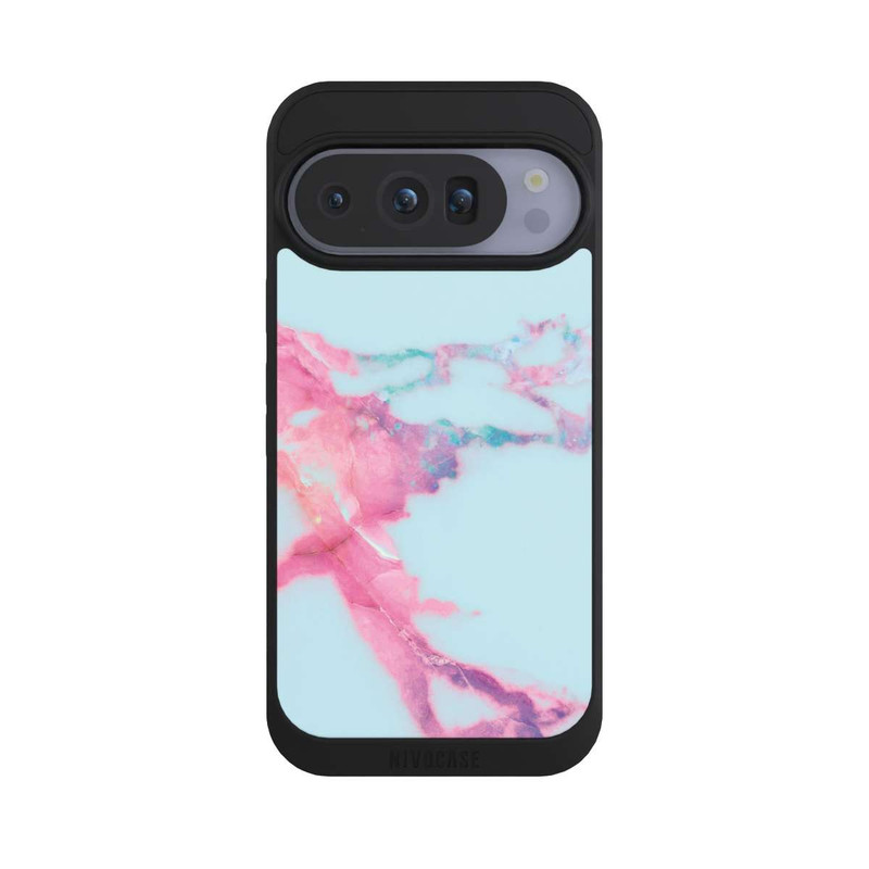 Pixel 10 Pro NIVOpure Marbre veiné irisé bleu clair
