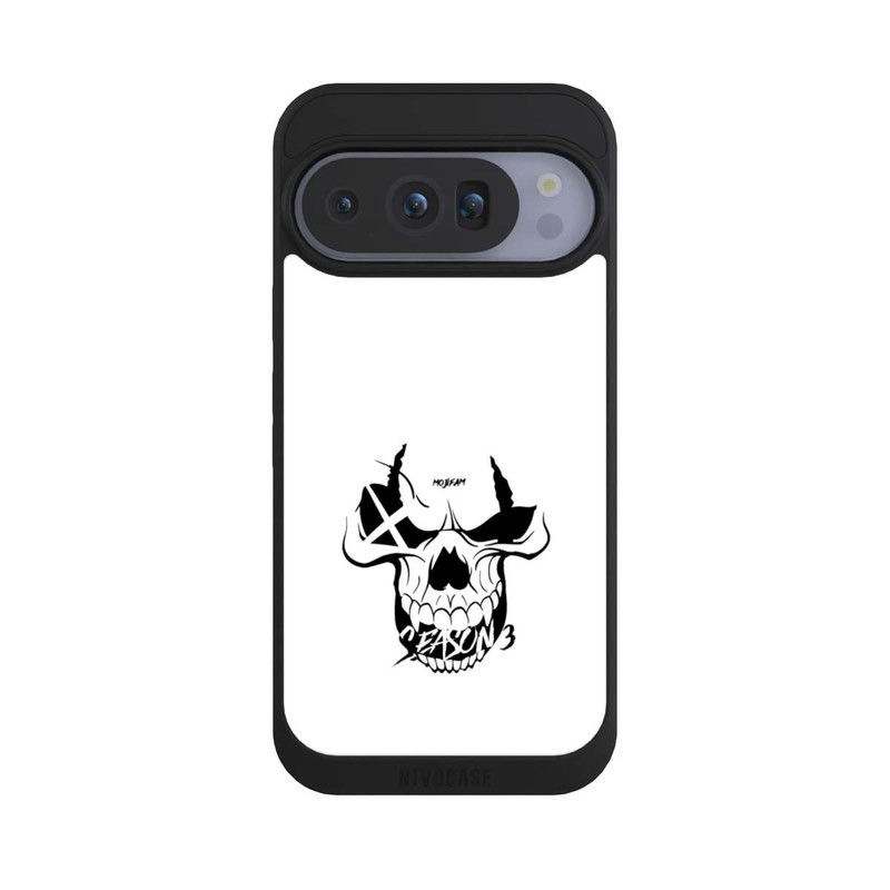 Pixel 10 Pro NIVOpure Schädel Weiß/Schwarz