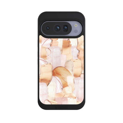 Google Pixel 10 Pro NIVOpure Motif de pinceau blanc/or