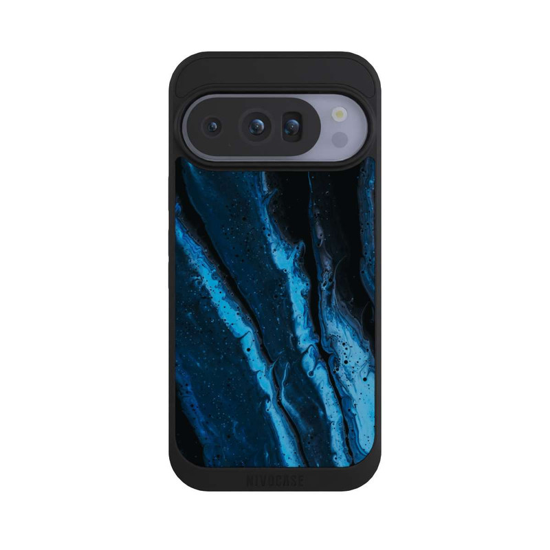 Pixel 10 Pro NIVOpure Blue oil texture