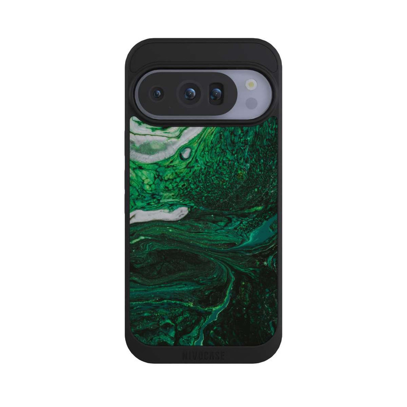 Pixel 10 Pro NIVOpure Green oil texture