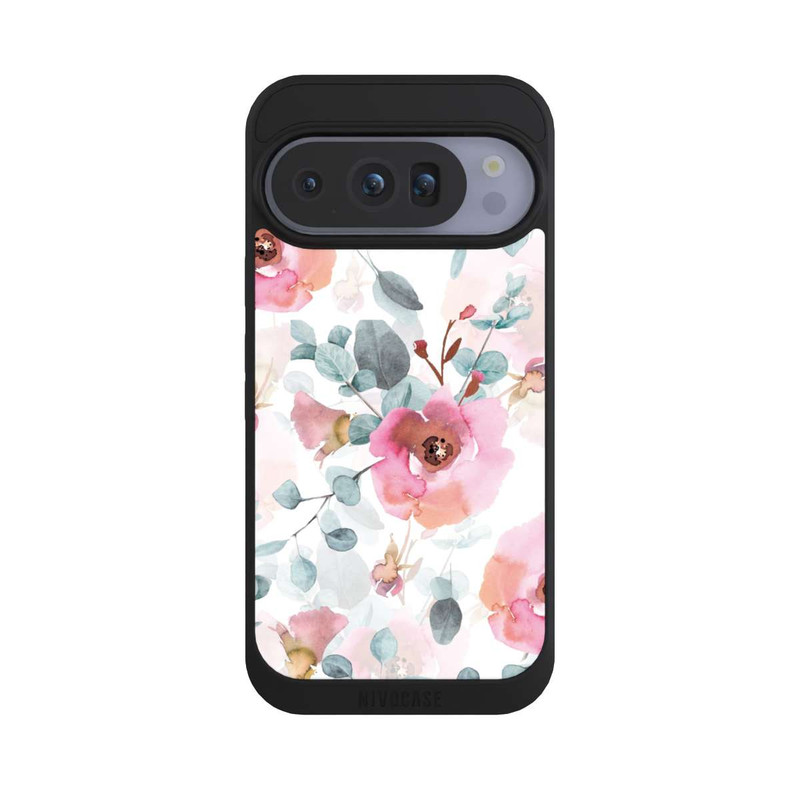 Pixel 10 Pro NIVOpure Aquarell Blumentapete
