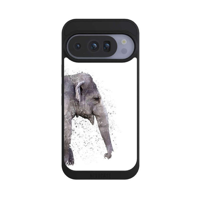 Pixel 10 Pro NIVOpure Elefantenporträt