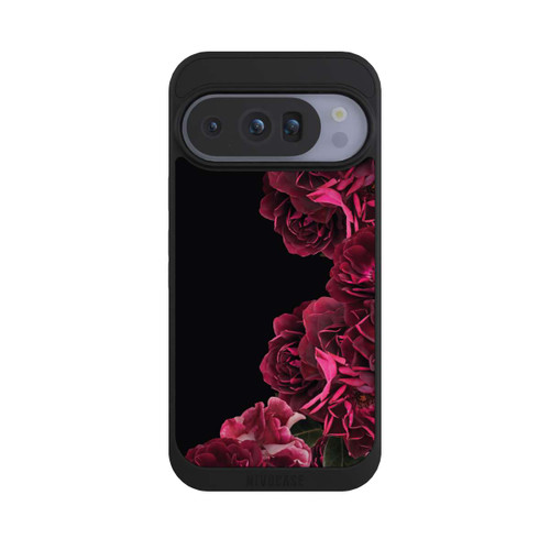 Google Pixel 10 Pro NIVOpure Vintage Rosen auf Schwarz