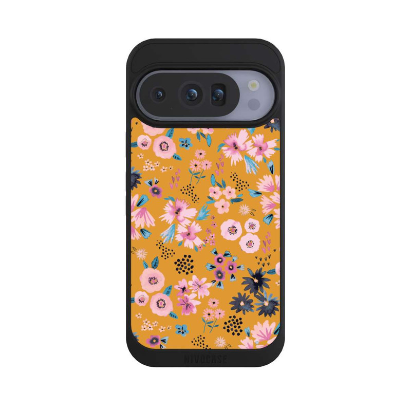 Pixel 10 Pro NIVOpure Kleine Blumen senfgelb