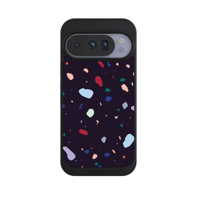Pixel 10 Pro NIVOpure Moderner dunkel abgerundeter Terrazzo