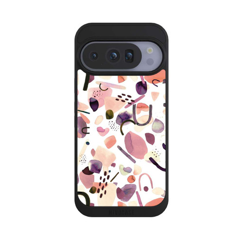 Google Pixel 10 Pro NIVOpure Aquarelle Formes abstraites Mauve